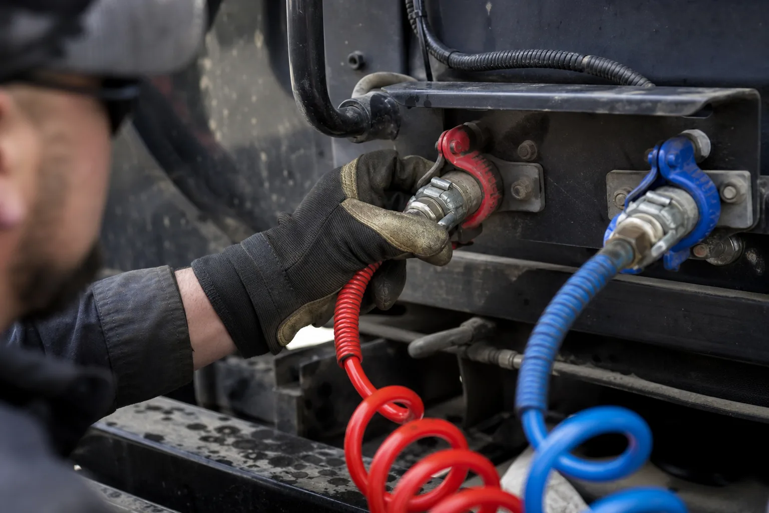 Truck air line and gladhand repair