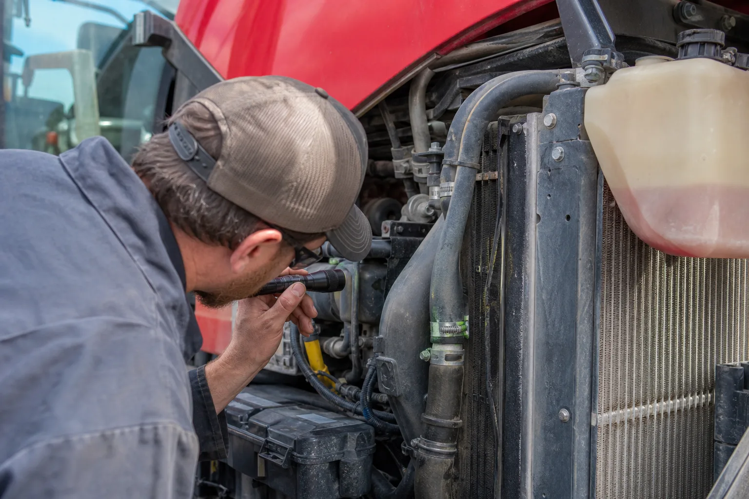 Truck cooling system repair