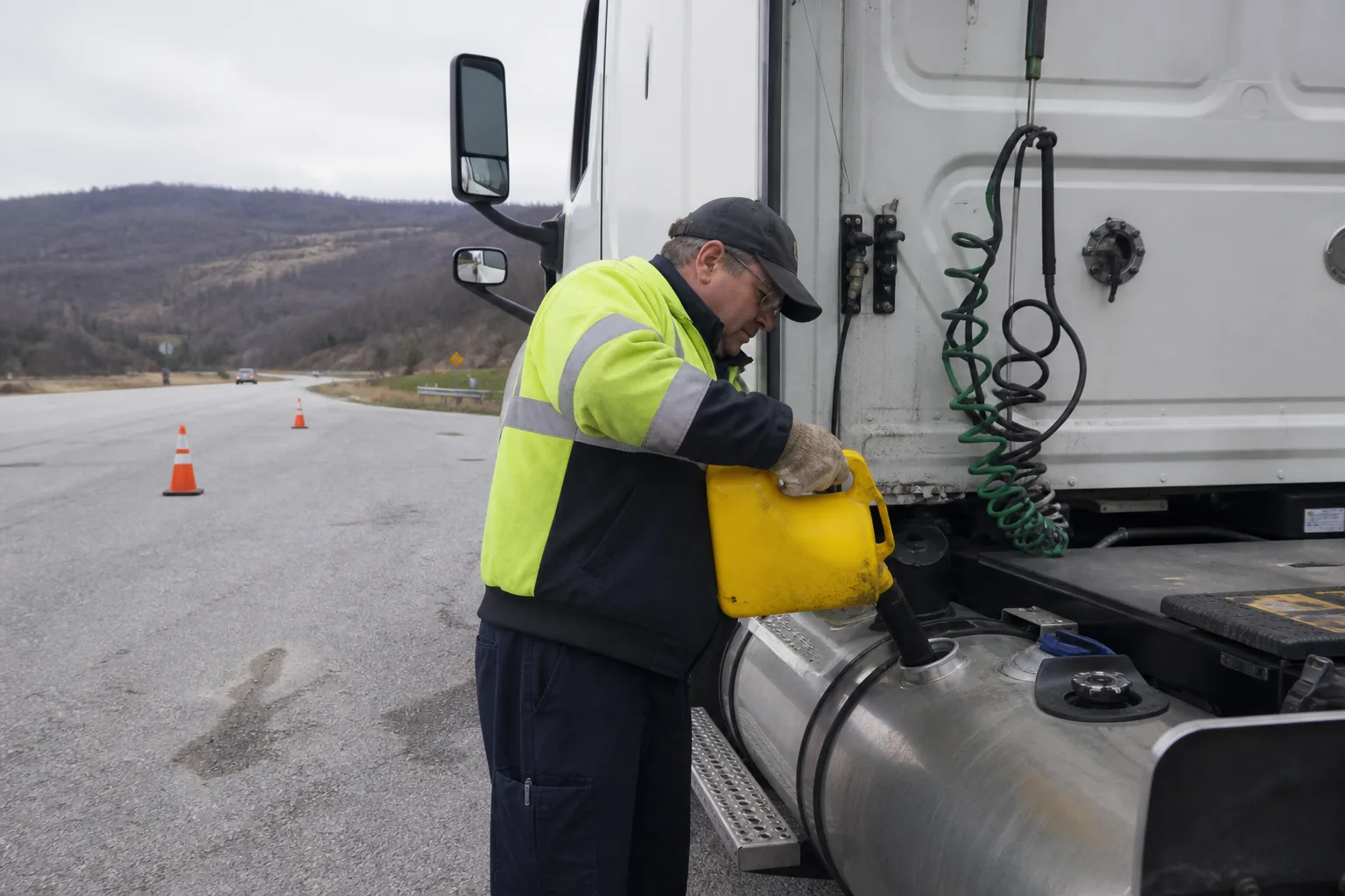 Emergency diesel fuel delivery