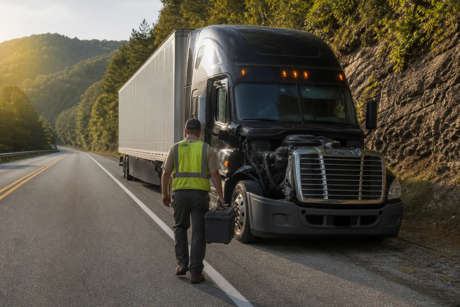 Commercial truck roadside assistance